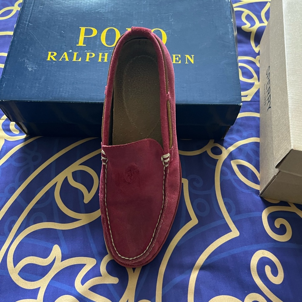 Polo by Ralph Lauren Men's Vibrant Red Loafers